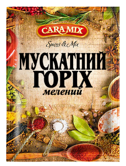 Мускатний горіх  CARAMIX мелений 10г (5бл*10шт)(50